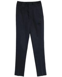 Lardini - Pantalon Plissé À Lien De Resserrage - Lyst