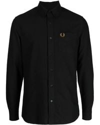 Fred Perry - Katoenen Oxford Overhemd - Lyst