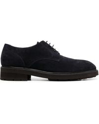 ZEGNA - Suede Lace-Up Derby Shoes - Lyst