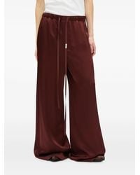 Ann Demeulemeester - Nevi Satin Drawstring Trousers - Lyst