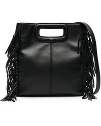 Maje - M Leather Tote Bag - Lyst