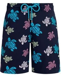 Vilebrequin - Turtle-Pattern Swim Shorts - Lyst