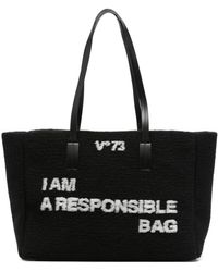V73 - Responsibility Tweekleurige Shopper - Lyst