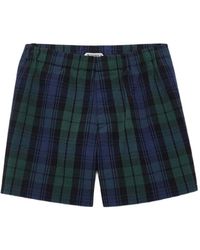 JW Anderson - Check Drawstring Shorts - Lyst