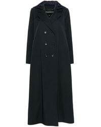 Emporio Armani - Double-breasted Trench Coat - Lyst