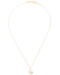 Missoma - Curly Molten Mini Inicial-C Necklace - Lyst