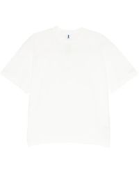 Adererror - Logo-Patch Pleated T-Shirt - Lyst