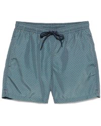 Drumohr - Monogram-Pattern Swim Shorts - Lyst