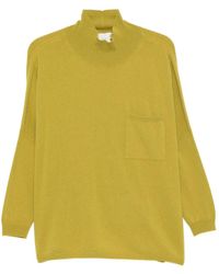 Vanisé - High-Neck Chest-Pocket Sweater - Lyst
