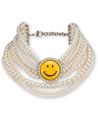 Moschino - Smiley パール ネックレス - Lyst
