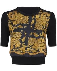 Etro - Top con motivo de cachemira - Lyst