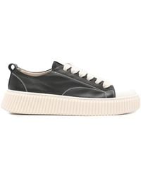 Rhun - Contrast-Stitching Sneakers - Lyst