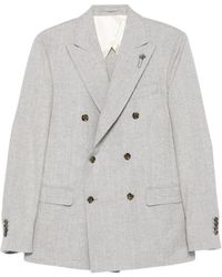 Lardini - Traje de lana con doble botonadura - Lyst