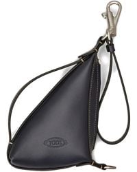 Tod's - Porte-Monnaie En Cuir À Design Triangulaire - Lyst