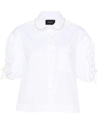 Simone Rocha - Puff-sleeve Cotton Shirt - Lyst