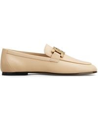 Tod's - Chain-detail Leather Loafers - Lyst