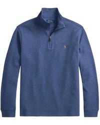 Polo Ralph Lauren - Estate-Rib Quarter-Zip Sweater - Lyst