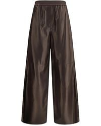 Giorgio Armani - Elasticated Wide-Leg Trousers - Lyst