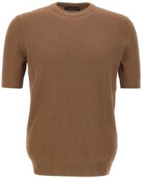 FILIPPO DE LAURENTIIS - Interwoven Cotton Sweater - Lyst