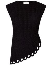 Loulou de Saison - Saez Ruffled Crochet Top - Lyst