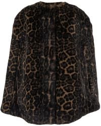 Apparis - Leopard-Print Cape - Lyst