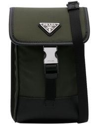 Prada - Re-Nylon Triangle-Logo Phone Case - Lyst