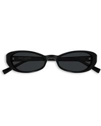 Saint Laurent - Oval-Frame Sunglasses - Lyst