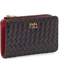 Bimba Y Lola - Eggplant Plaited Compact Purse - Lyst