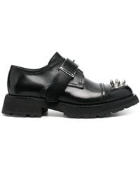 McQueen - Studded Derby Shoes - Lyst