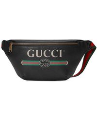 Gucci Gürteltasche aus Leder - Schwarz