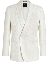 Zegna - Jacquard Silk-wool Evening Jacket - Lyst