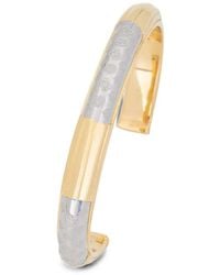 Guess - Viva Soleil Logo-Engraved Cuff Bracelet - Lyst
