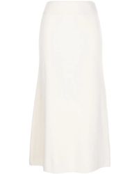Lisa Yang - Kasjmier Midi-Rok - Lyst