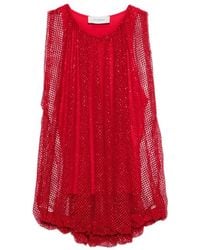 Sportmax - Mesh Top - Lyst