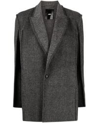 JNBY - Textured Wool-Blend Blazer - Lyst