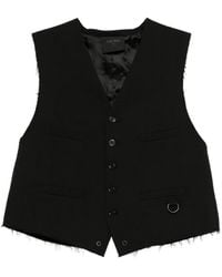 TEAM WANG design - Chaleco Con Cuello En V - Lyst