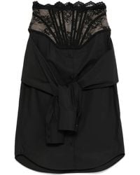 GIUSEPPE DI MORABITO - Corset-Detail Midi Skirt - Lyst
