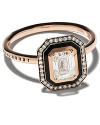 Selim Mouzannar - 18kt Rose Gold Diamond Mina Ring - Lyst