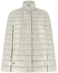 Herno - Plumífero Con Botones - Lyst