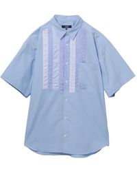 Comme des Garçons - Panelled Striped Shirt - Lyst