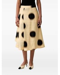 Stine Goya - Polka-Dot Pleated Midi Skirt - Lyst