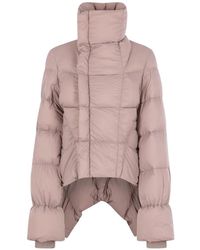 Rick Owens - Plumífero Con Cuello Alto - Lyst
