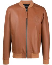 Billionaire - Bomberjacke Aus Schafsleder - Lyst