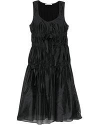 Cecilie Bahnsen - Robe Froncée À Détails De Nœuds - Lyst