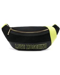 Love Moschino - Gürteltasche mit Logo-Patch - Lyst
