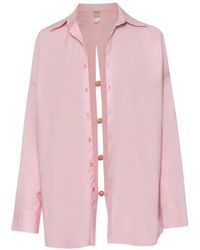 Baobab - Chemise Wayra À Fente Au Dos Et Pierres En Résine - Lyst