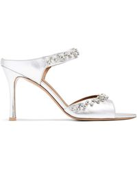 Malone Souliers - Tala 90mm Crystal-embellished Sandals - Lyst
