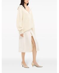 Courreges - Ribbed-Knit Hooded Sweater - Lyst