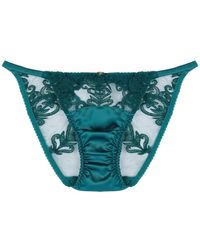 Fleur Of England - Olivia Ouvert Lace Brief - Lyst