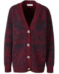 Rabanne - Cárdigan De Lana Texturizado Con Botones - Lyst